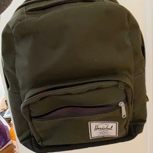 Herschel supply co pop quiz forest green backpack